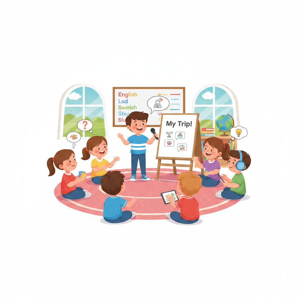 Anglais junior (6–9 ans) en présentiel